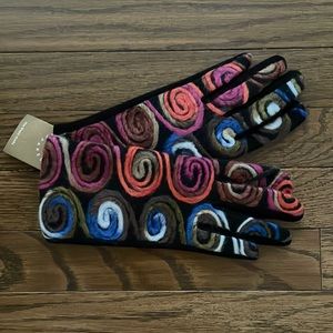 Woven Wool Yarn Janice Apparel Wona Touch Gloves New with Tags